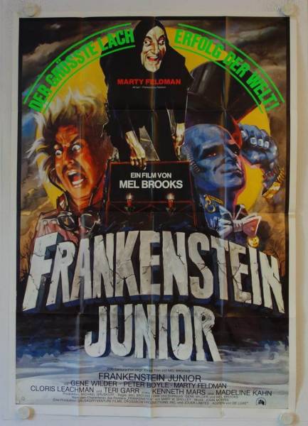 Young Frankenstein original release german double panel movie poster